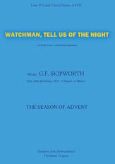 Watchman Tell Us of the Night SATB choral sheet music cover